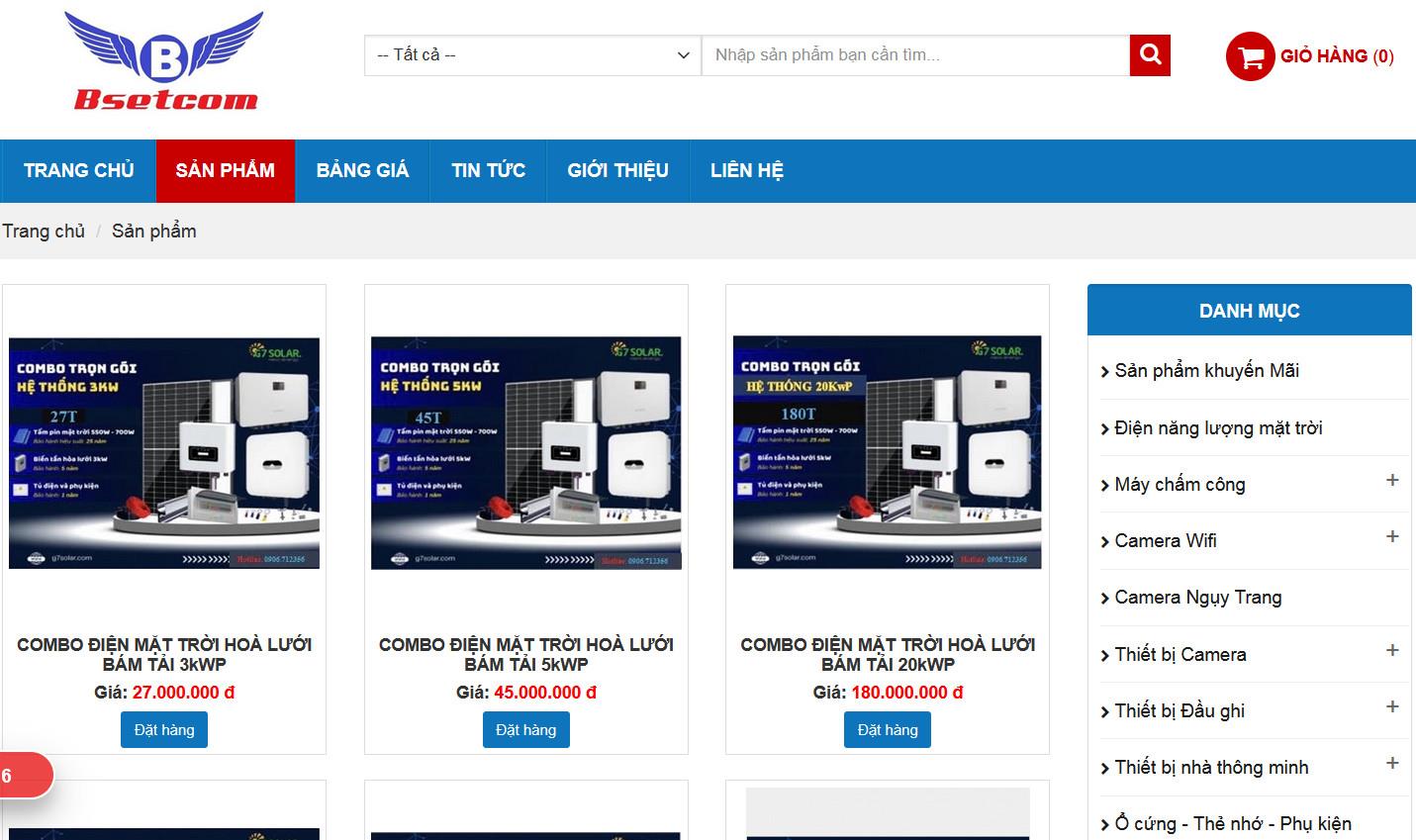 Web thương mại điện tử