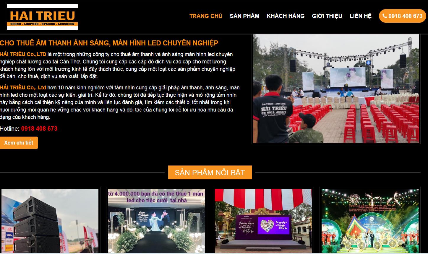 Cho thuê âm thanh, ánh sáng